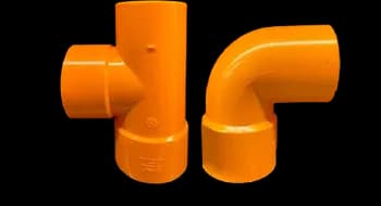 tubos pvc naranja